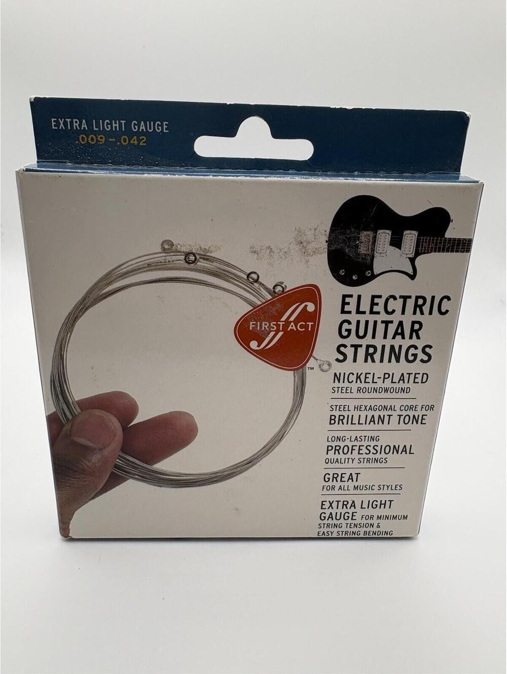 First Act 222 Extra Light Gauge Guitar Strings .009-.042